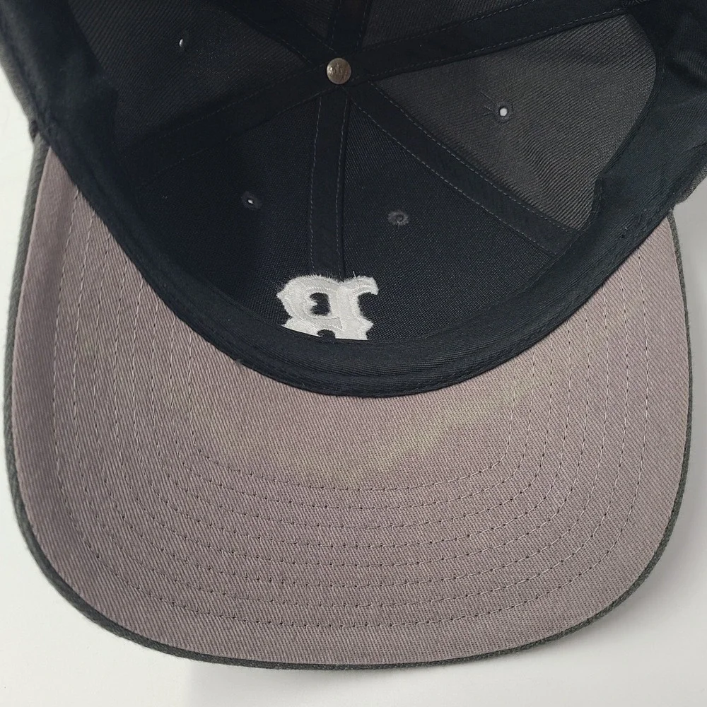 Boston Red Sox Hat Adjustable 47 Brand Gray White‎ MLB Baseball Wool Blend Men